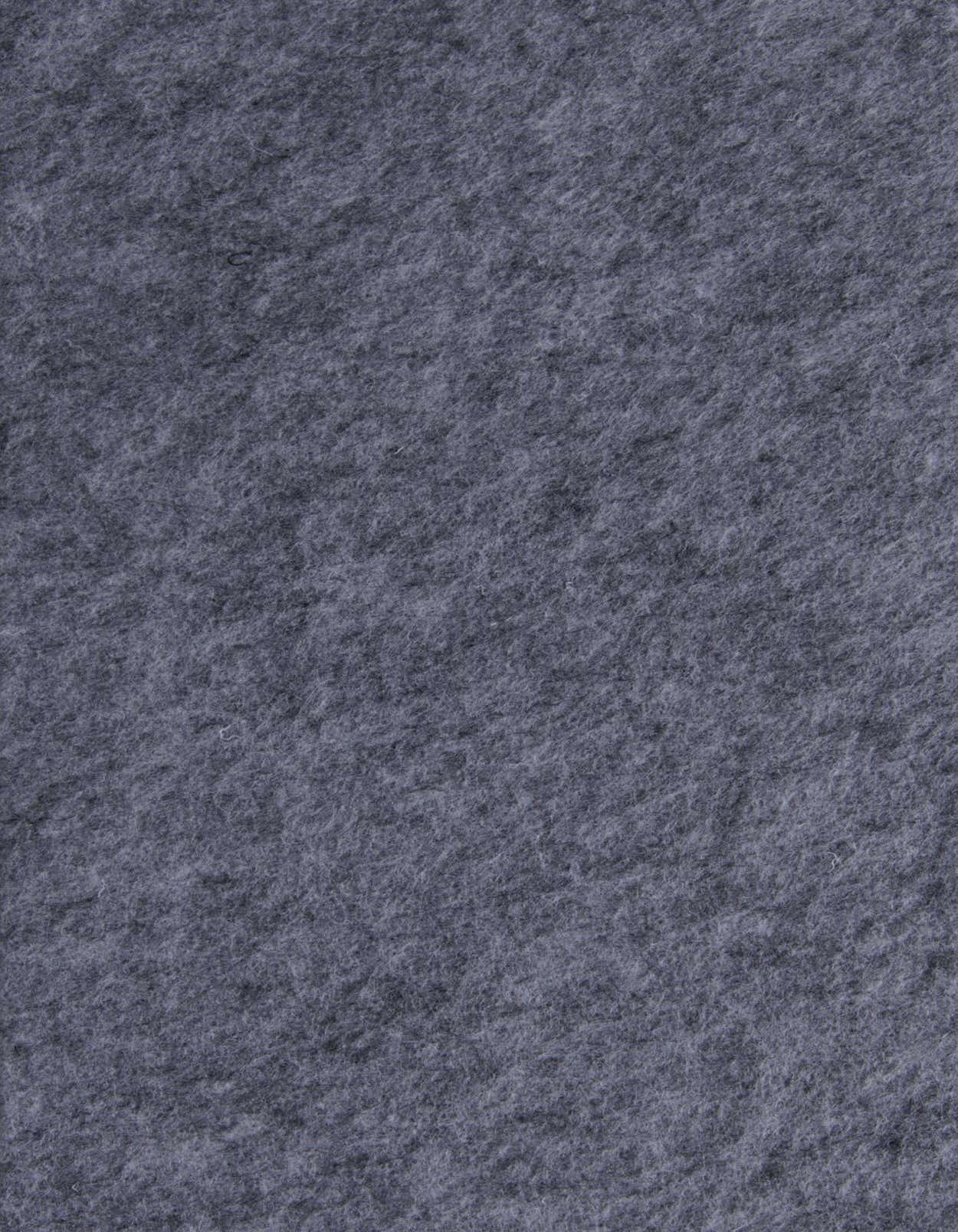 Close-up of a solid dark gray rectangular rug with a medium pile, suitable for various indoor rooms.