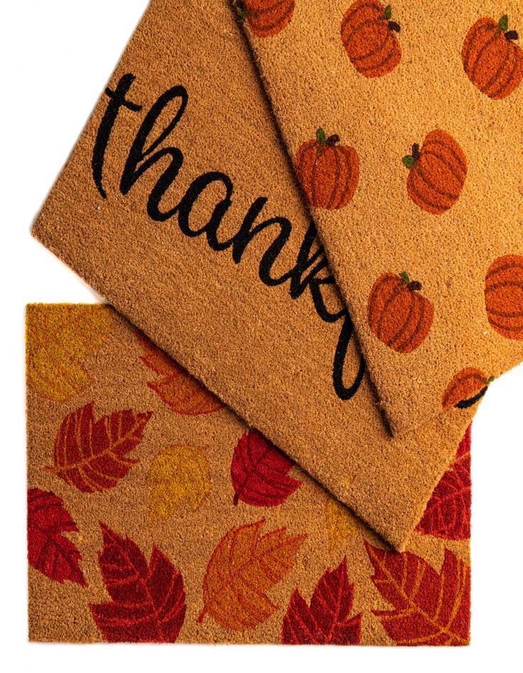 Detail image of  1' 6 x 2' 6 Pumpkins Doormat