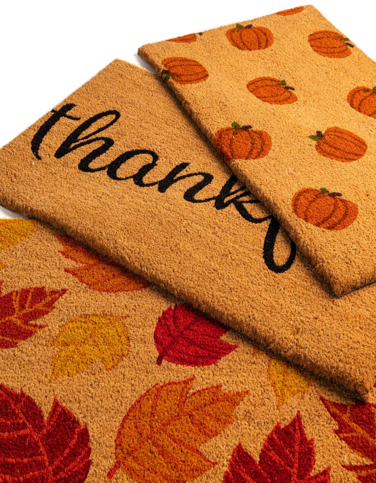 Detail image of  1' 6 x 2' 6 Pumpkins Doormat