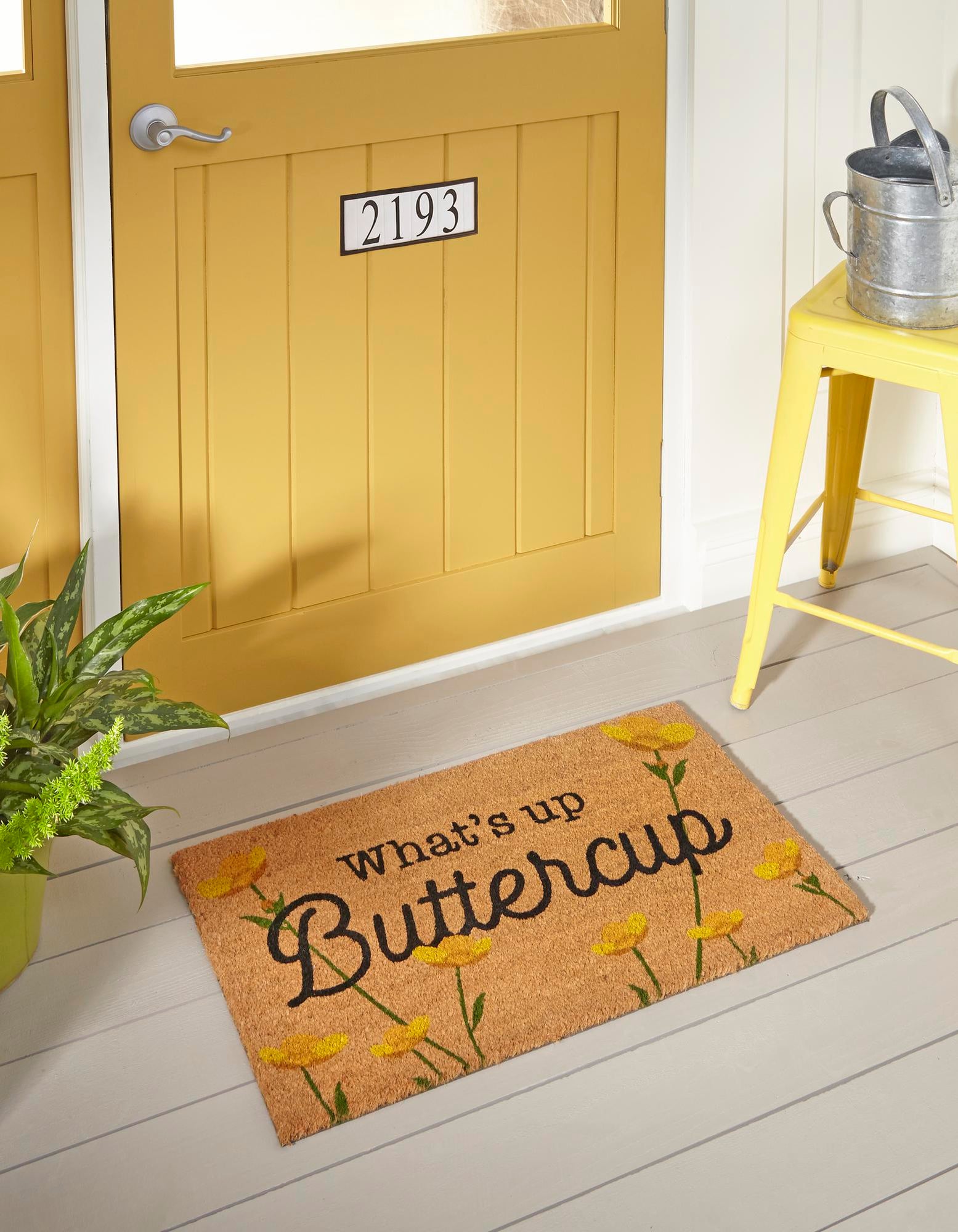 Natural 1' 6 x 2' 6 Buttercup Doormat