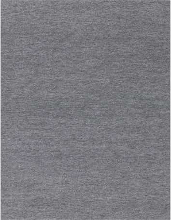 A plain gray runner rug, 14 ft long, with a medium pile, suitable for a hallway or patio.