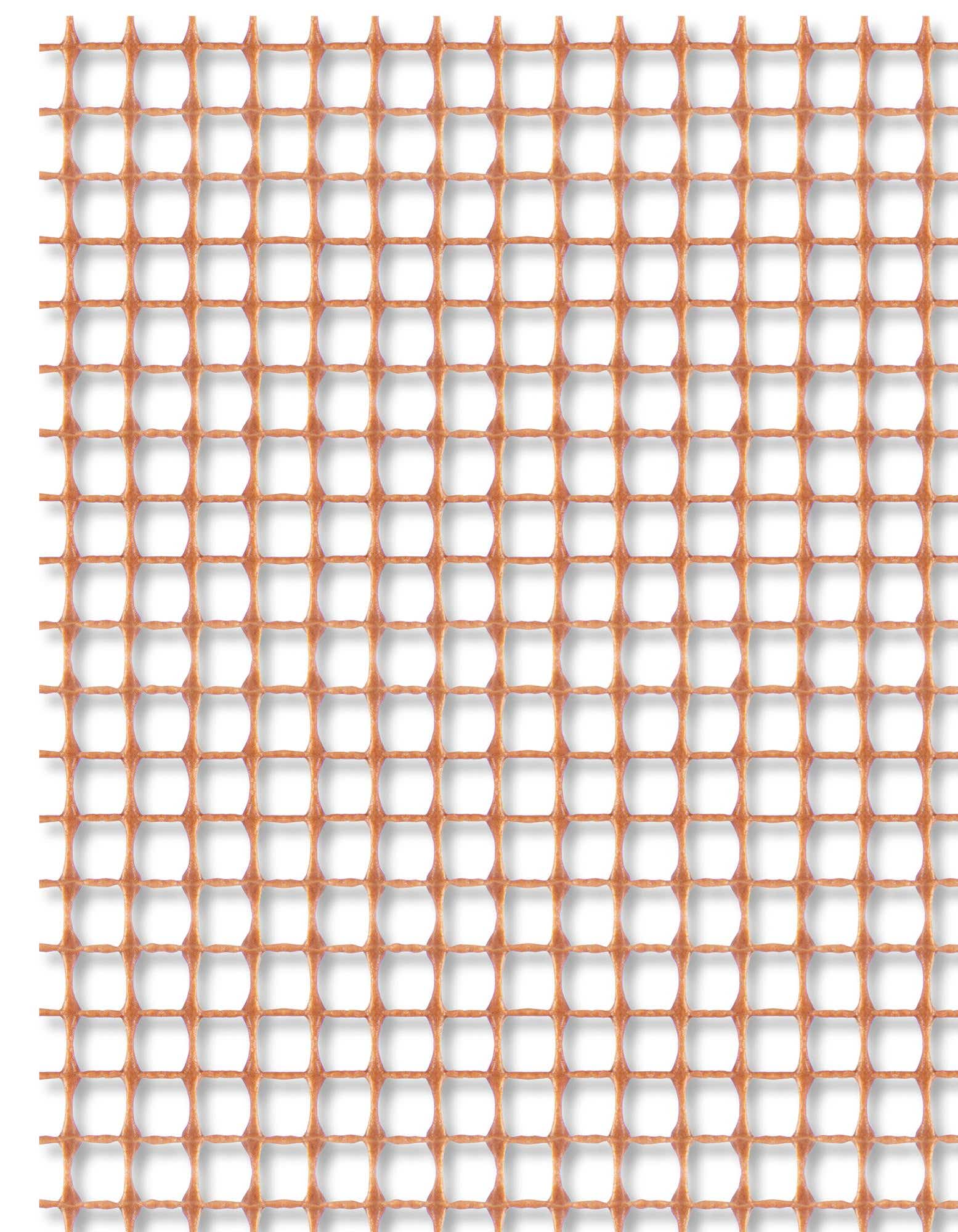 Close-up of a brown grid-patterned rug pad, designed for indoor and outdoor use.