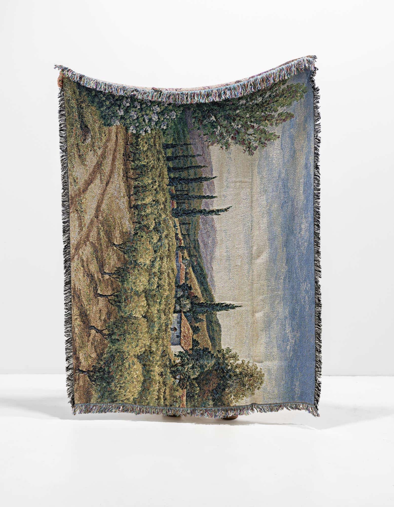Primary image of 4' 6 x 6' Vineyard At Dusk Throw Blanket