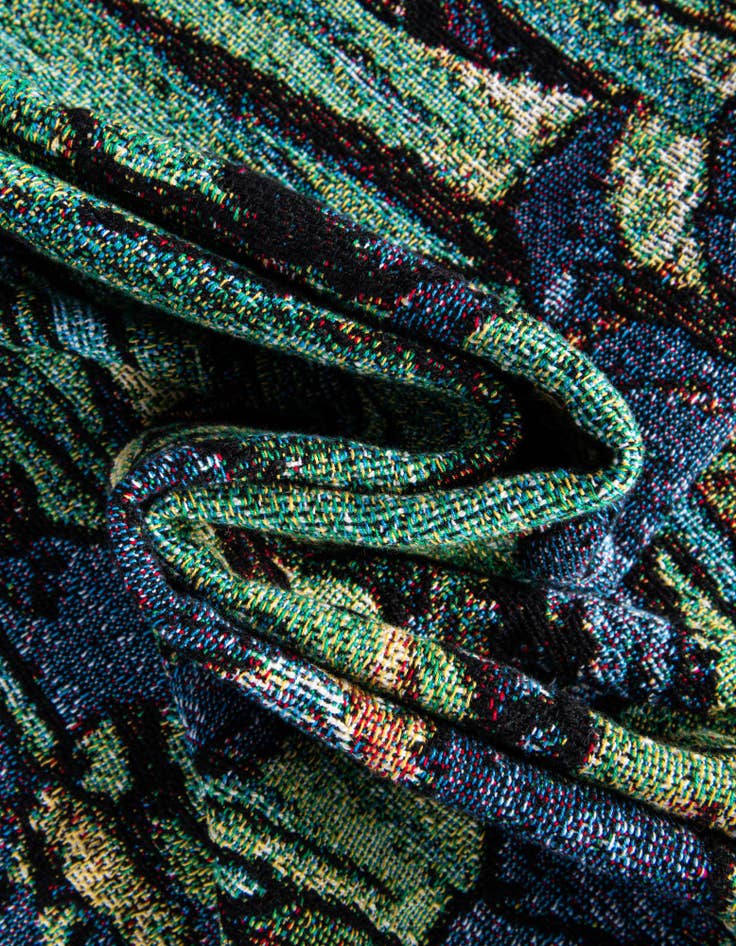 Detail image of 4' 6 x 6' Irises Van Gogh Throw Blanket