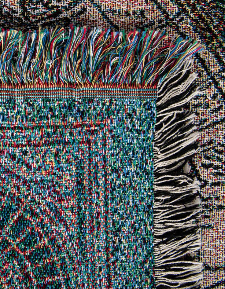 Detail image of 4' 6 x 6' Old World Map Throw Blanket