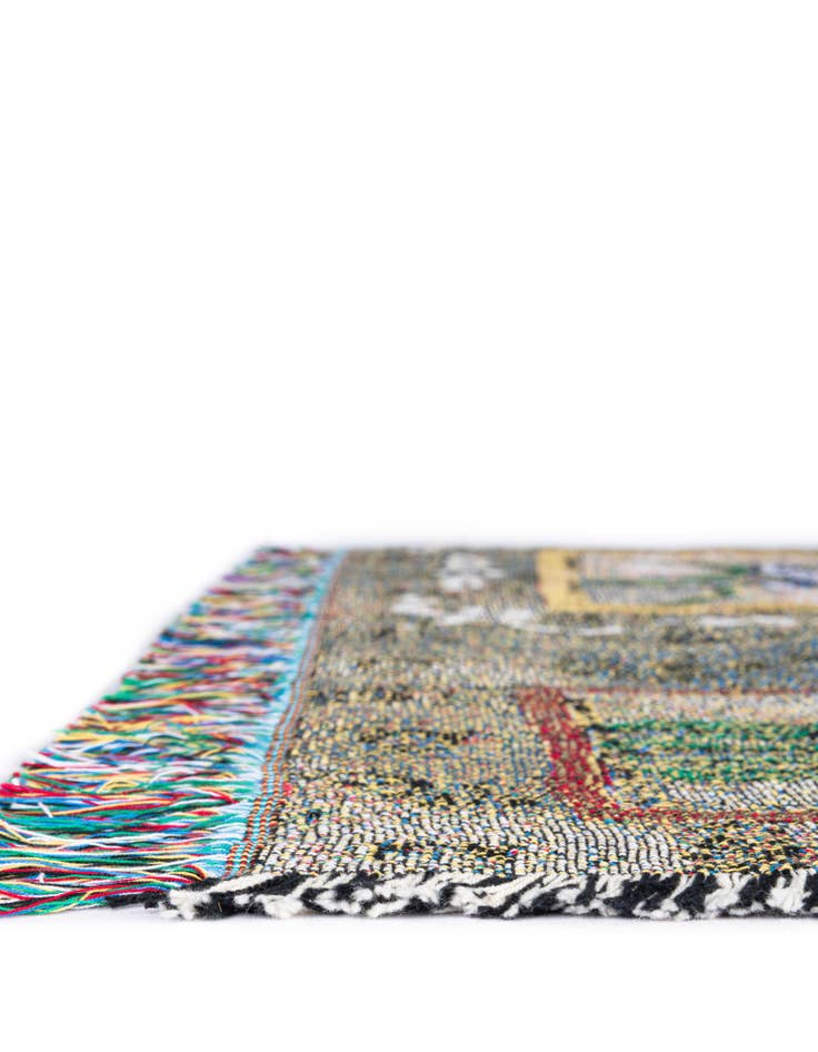 Detail image of 4' 6 x 6' Garden Maze Throw Blanket