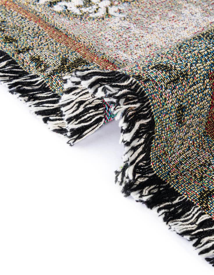 Detail image of 4' 6 x 6' Garden Maze Throw Blanket