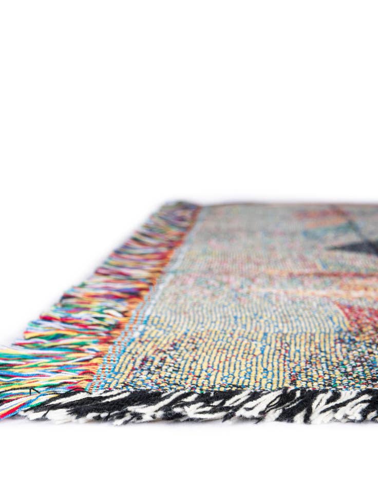 Detail image of 4' 6 x 6' Animals Lodge 3 Throw Blanket