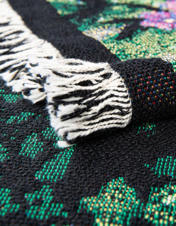 Detail image of 4' 6 x 6' Psalm 23 Image Throw Blanket