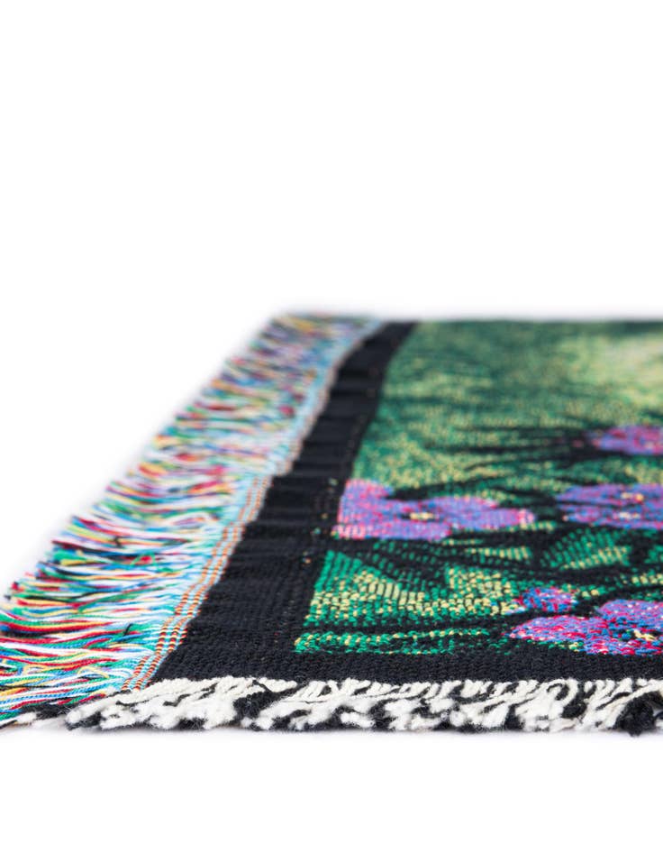 Detail image of 4' 6 x 6' Psalm 23 Image Throw Blanket