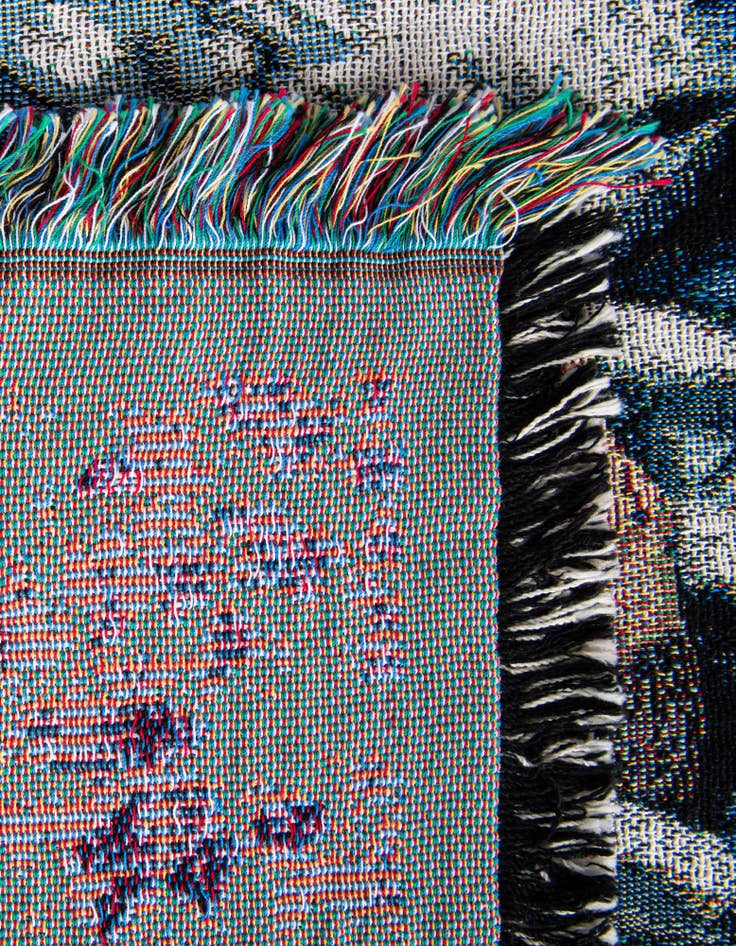 Detail image of 4' 6 x 6' Psalm 23 Image Throw Blanket