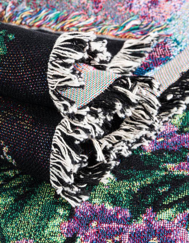 Detail image of 4' 6 x 6' Psalm 23 Image Throw Blanket