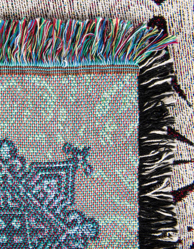 Detail image of 4' 6 x 6' Day of the Dead Throw Blanket