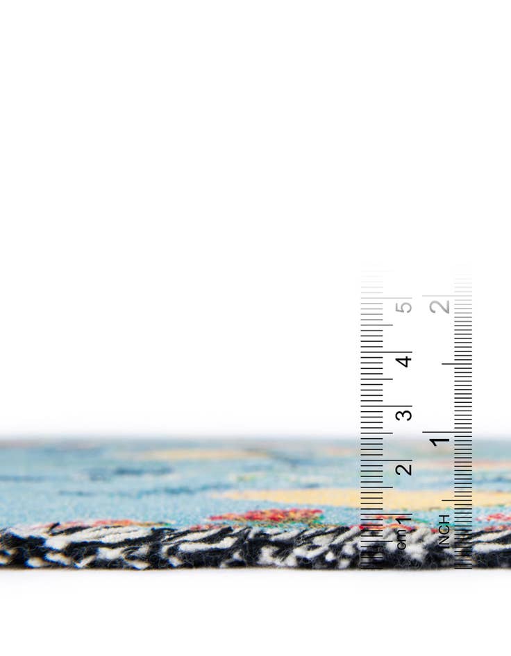 Detail image of 4' 6 x 6' Floral-Yellow Bloom Throw Blanket