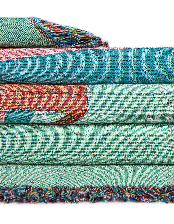 Detail image of 4' 6 x 6' Roller Skate Throw Blanket