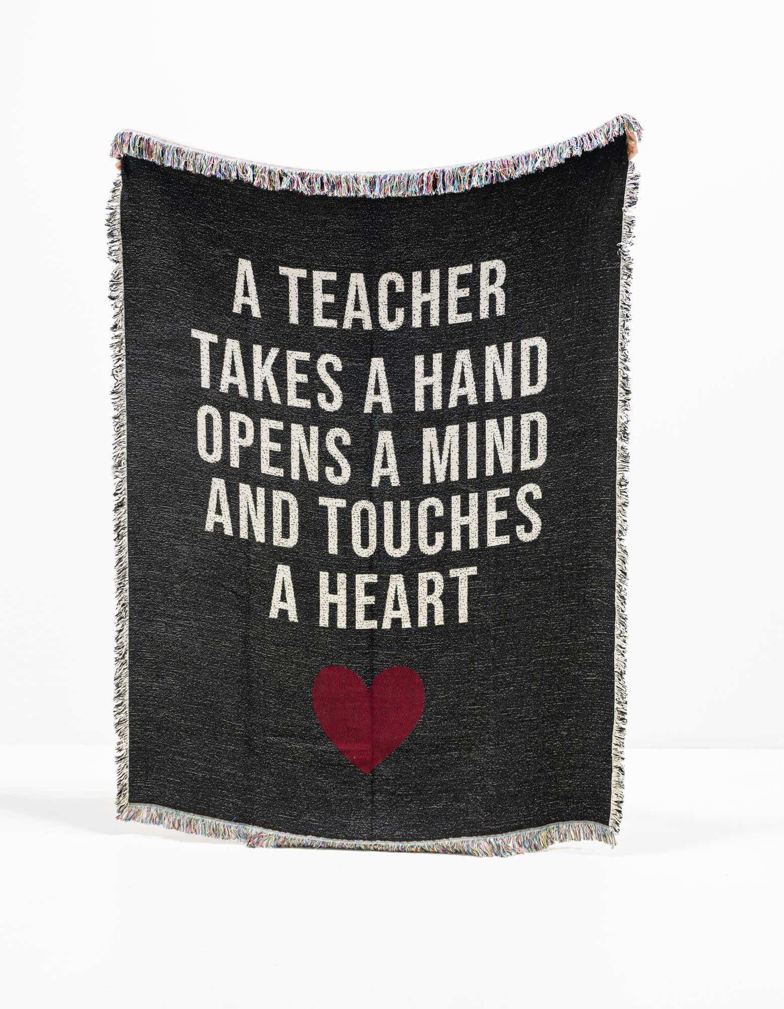 Primary image of 4' 6 x 6' A Teacher Throw Blanket