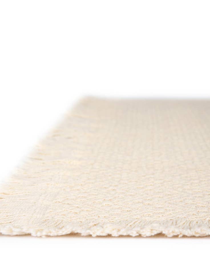 Detail image of 4' 6 x 6' Brittany Natural Throw Blanket