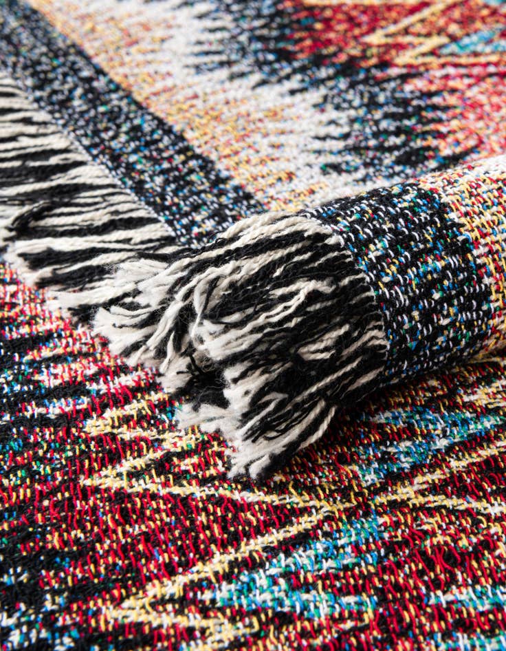 Detail image of 4' 6 x 6' Southwest Salmon Throw Blanket