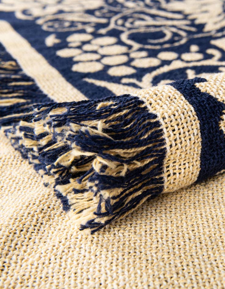 Detail image of 4' 6 x 6' Ten Commandments Natural Throw Blanket