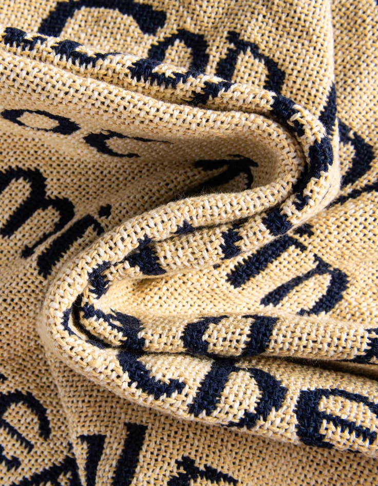 Detail image of 4' 6 x 6' Ten Commandments Natural Throw Blanket
