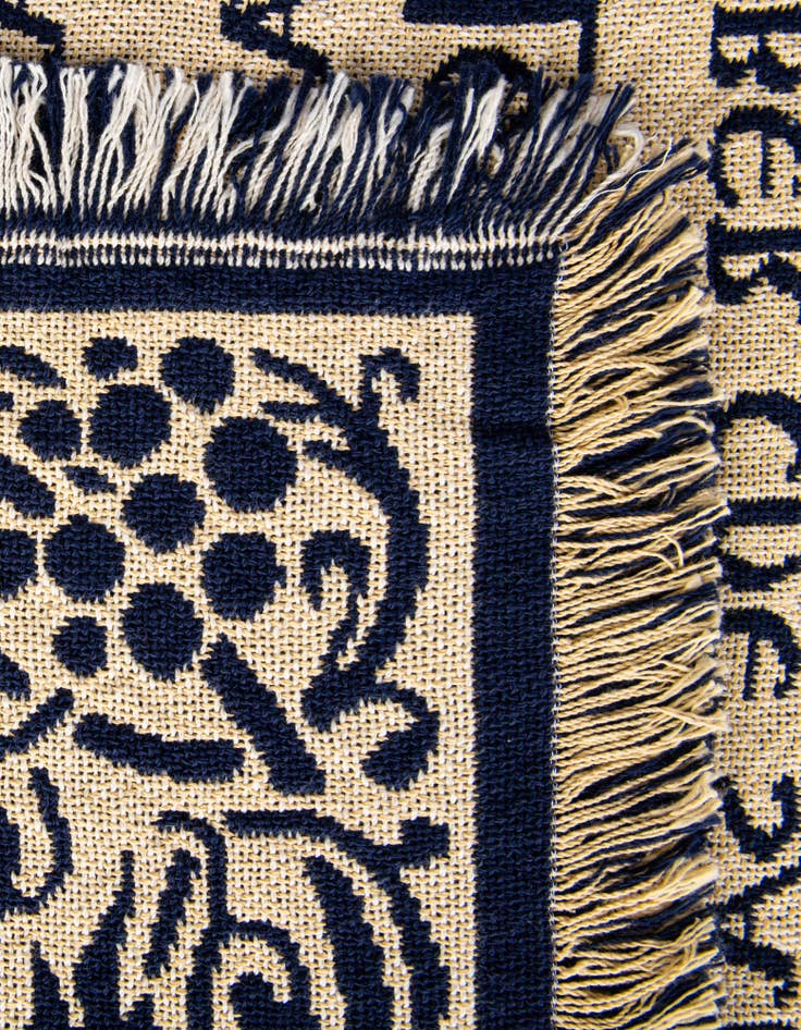 Detail image of 4' 6 x 6' Ten Commandments Natural Throw Blanket
