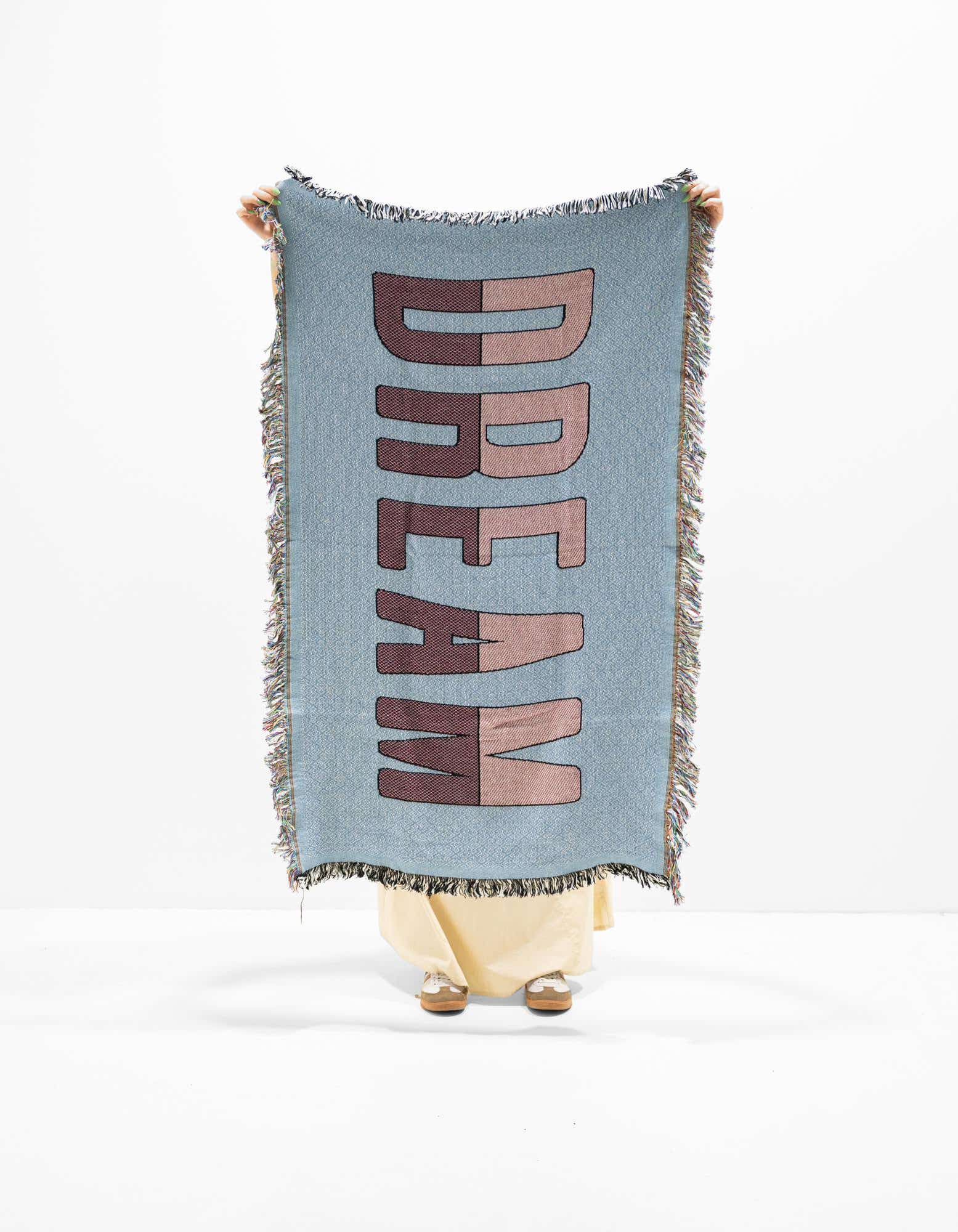 Primary image of 4' 6 x 6' Dream Couch Teal Throw Blanket