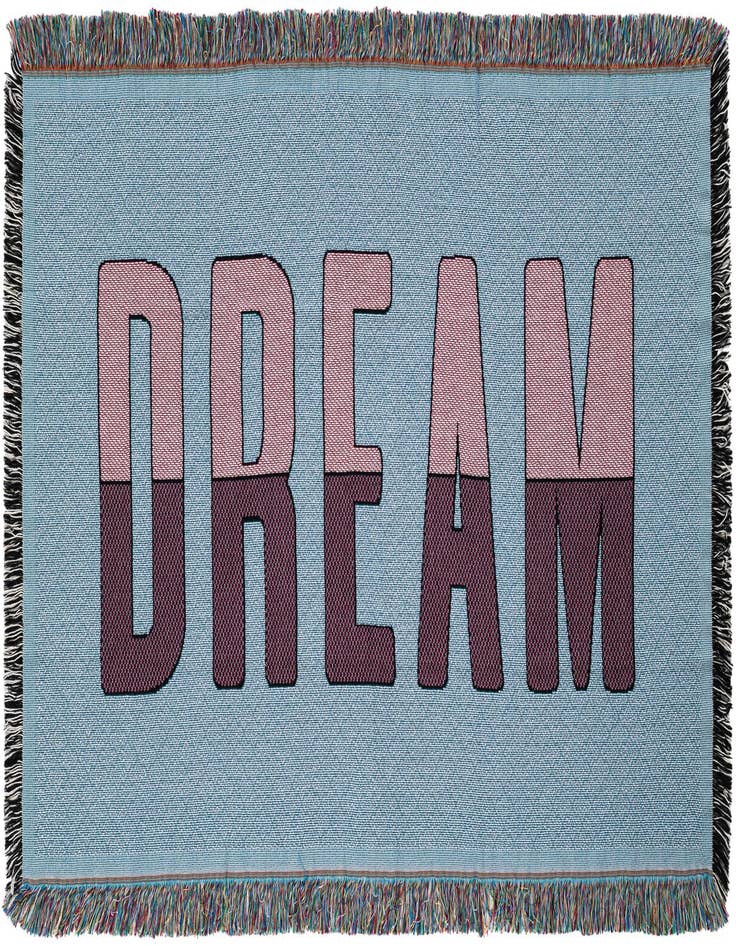 Detail image of 4' 6 x 6' Dream Couch Teal Throw Blanket