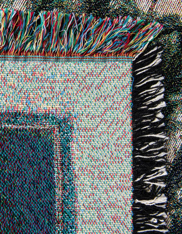 Detail image of 4' 6 x 6' Welcome Canoe Throw Blanket