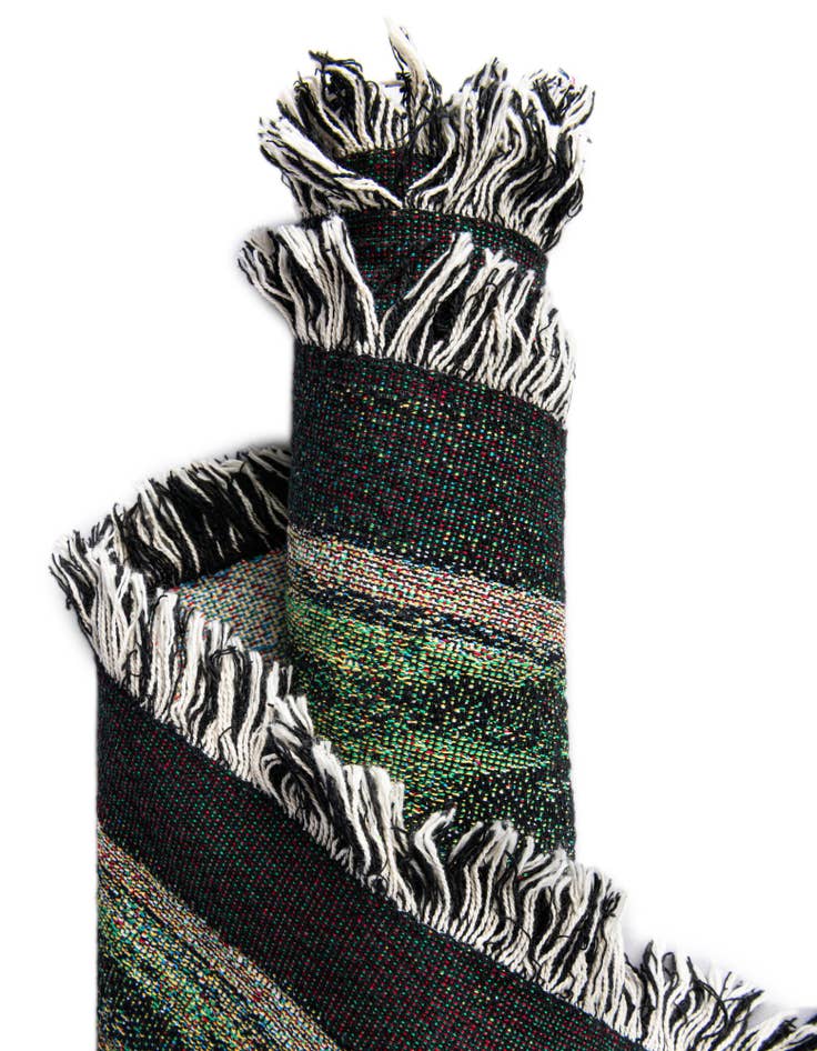 Detail image of 4' 6 x 6' Welcome Canoe Throw Blanket