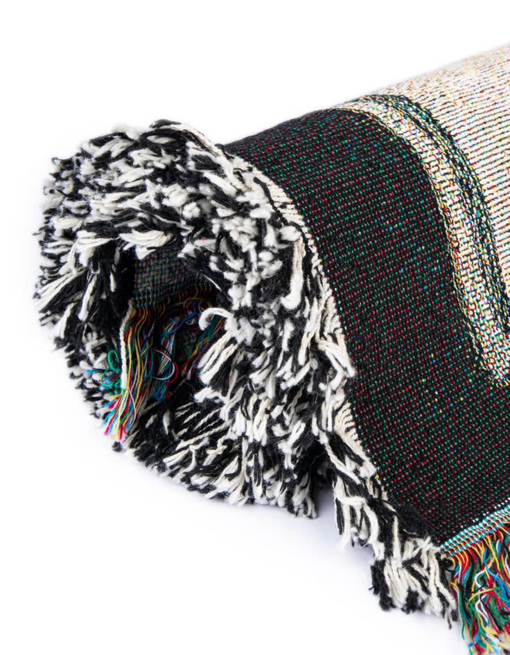 Detail image of 4' 6 x 6' Welcome Canoe Throw Blanket