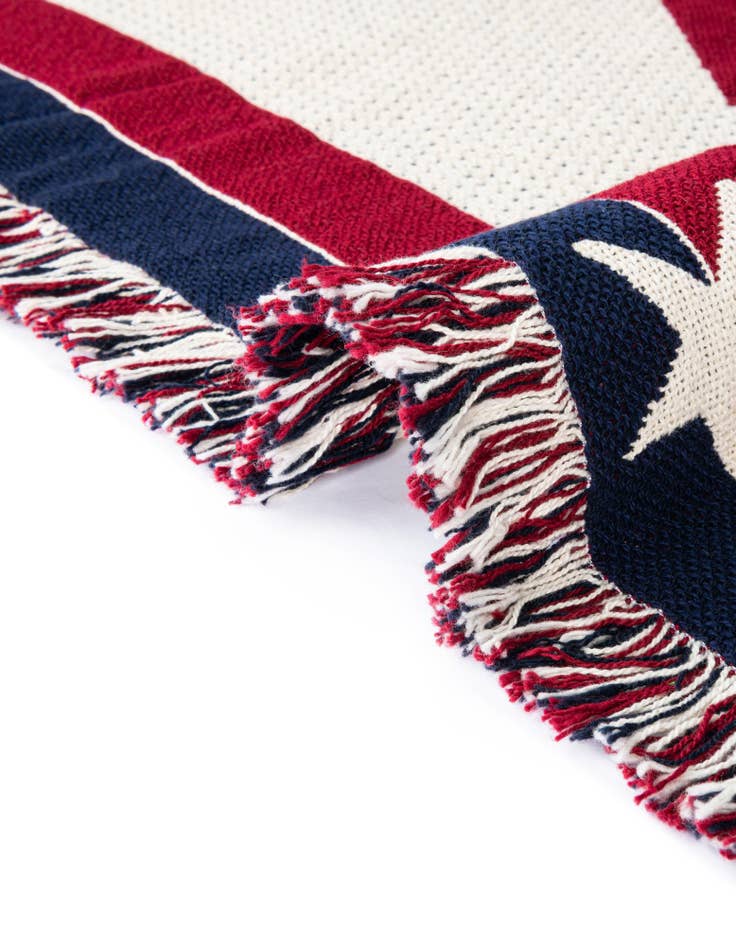 Detail image of 4' 6 x 6' Democratic Logo Throw Blanket