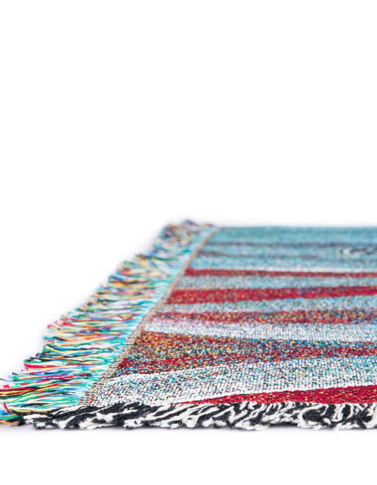 Detail image of 4' 6 x 6' US Navy Seal Skeleton Throw Blanket