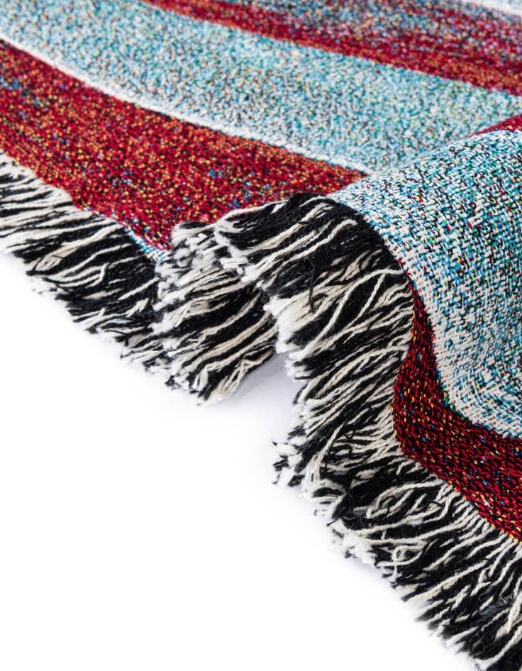 Detail image of 4' 6 x 6' US Navy Seal Skeleton Throw Blanket