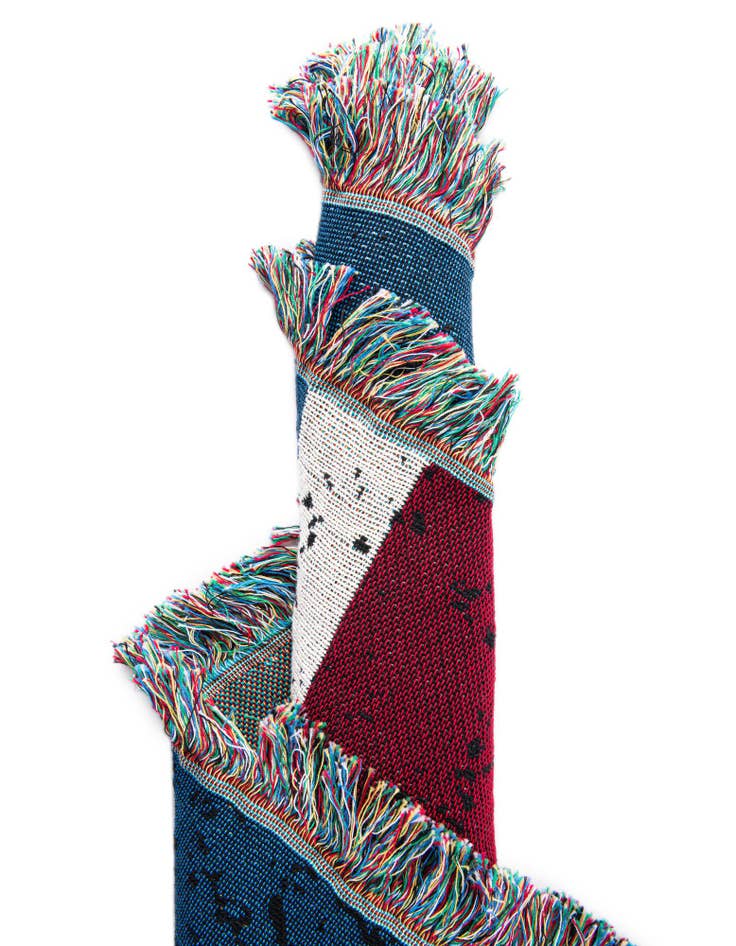 Detail image of 4' 6 x 6' Union Jack Flag Throw Blanket