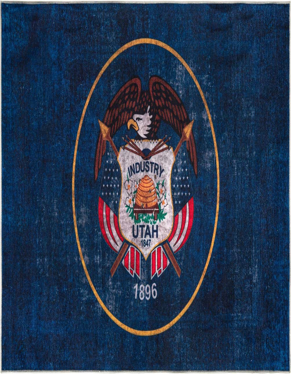 Primary image 2' x 3' Utah The Flag Collection Wall Art