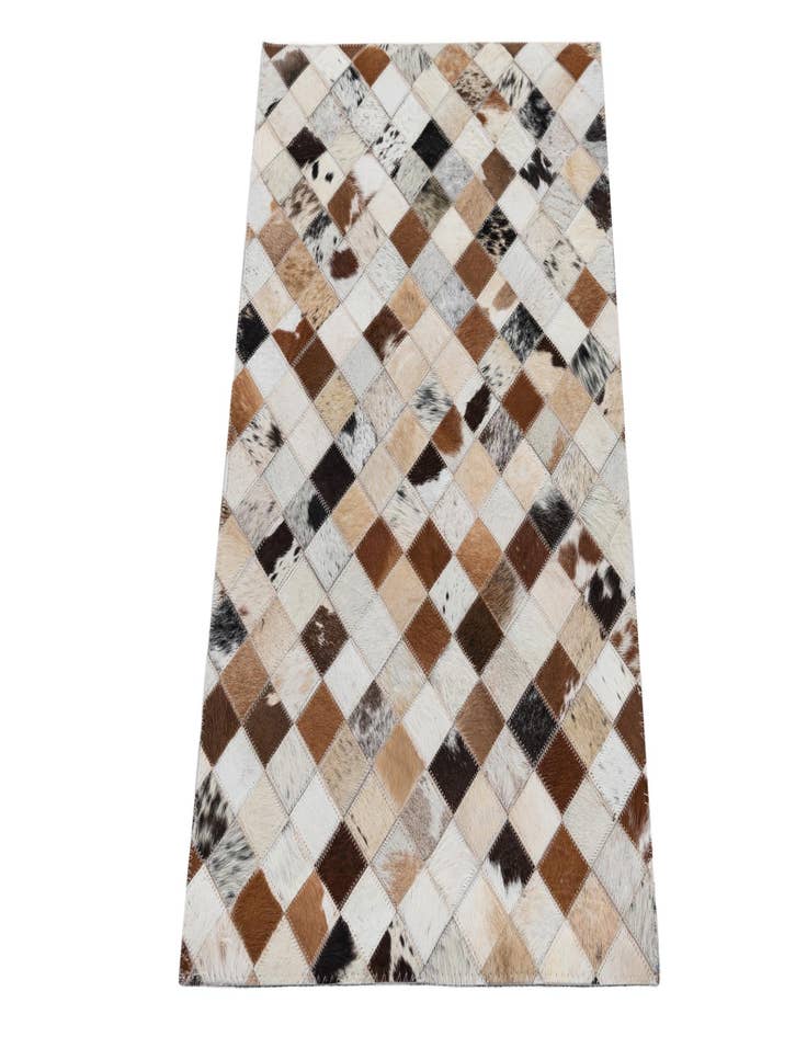 Detail image of  2' x 3' Cowhide Leather Rug