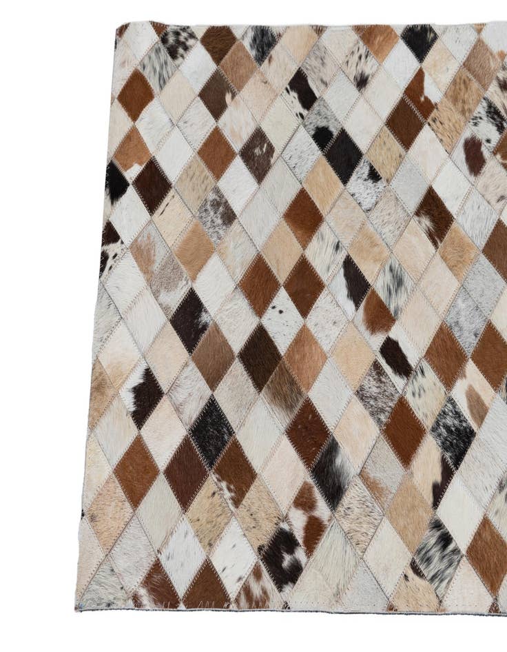 Detail image of  2' x 3' Cowhide Leather Rug