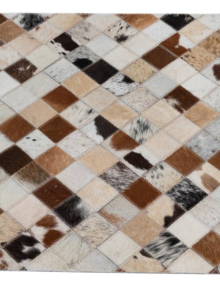 Detail image of  2' x 3' Cowhide Leather Rug