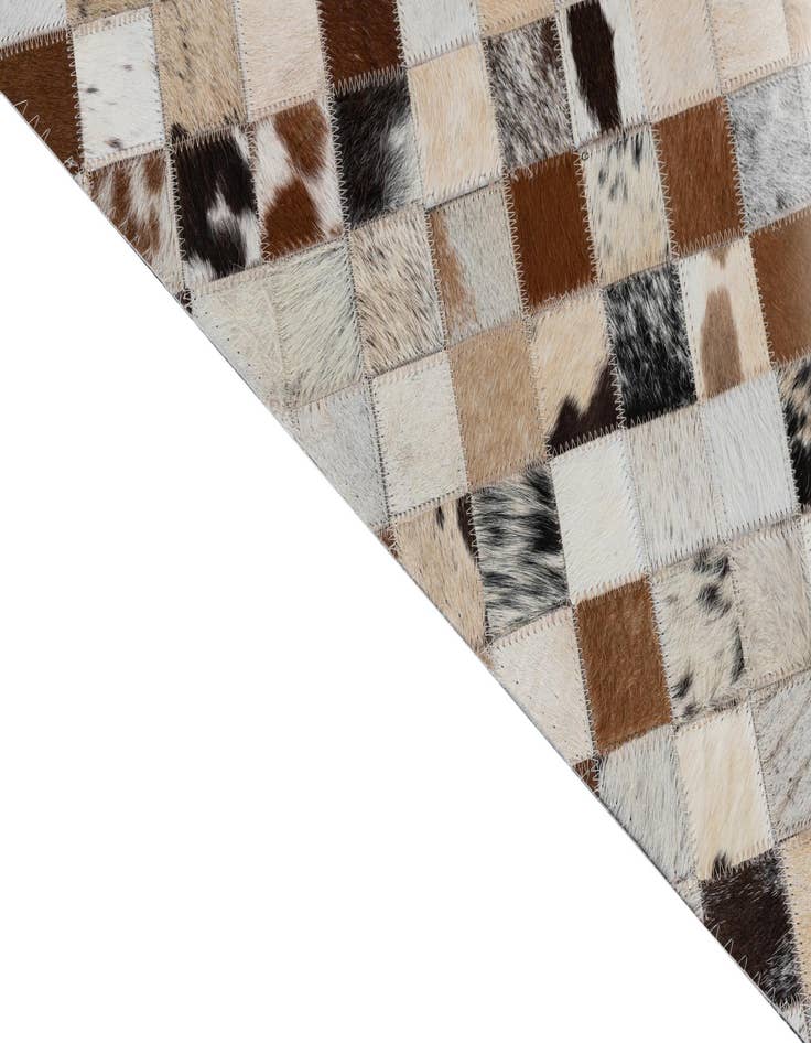 Detail image of  2' x 3' Cowhide Leather Rug