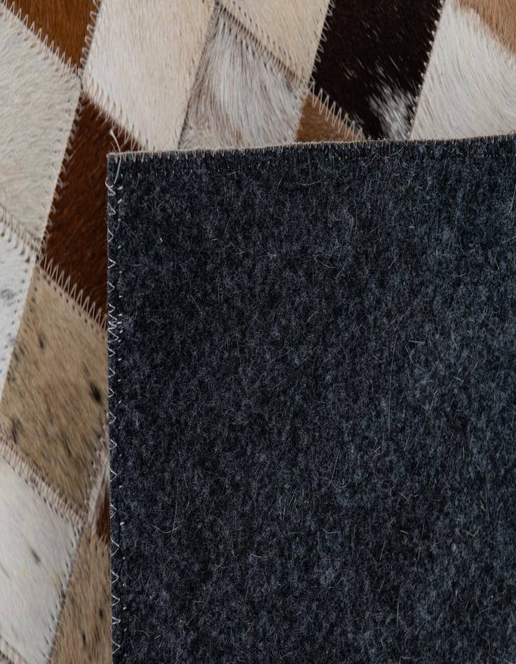 Detail image of  2' x 3' Cowhide Leather Rug