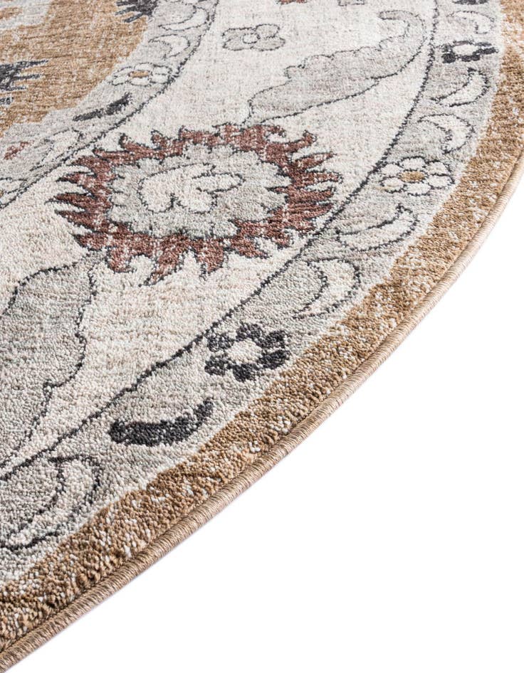 Detail image of  3' 3 x 3' 3 Eco Traditional Round Rug