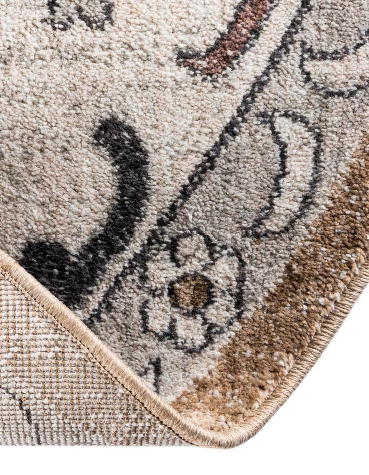 Detail image of  3' 3 x 3' 3 Eco Traditional Round Rug