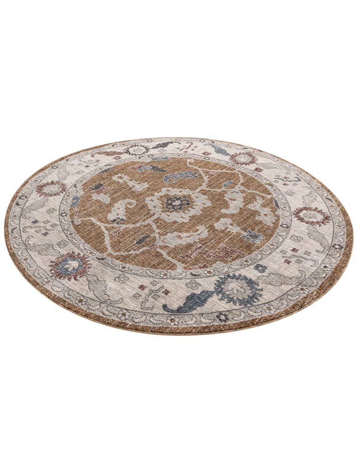 Detail image of  7' x 7' Eco Traditional Round Rug
