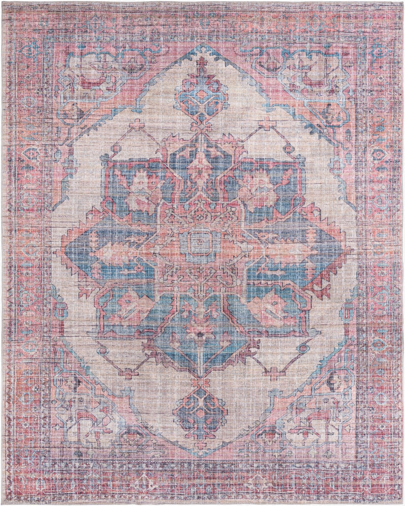  10' 6 x 13'  Washable Nostalgia Rug