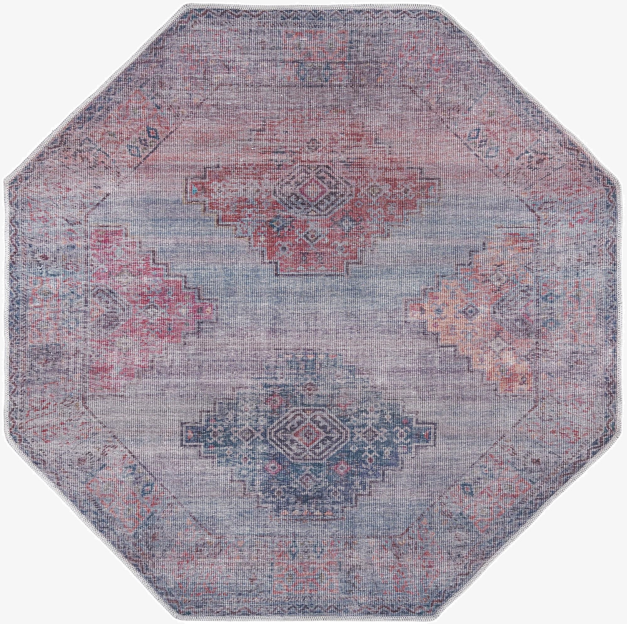 5' 3 x 5' 3  Washable Sisu Octagon Rug