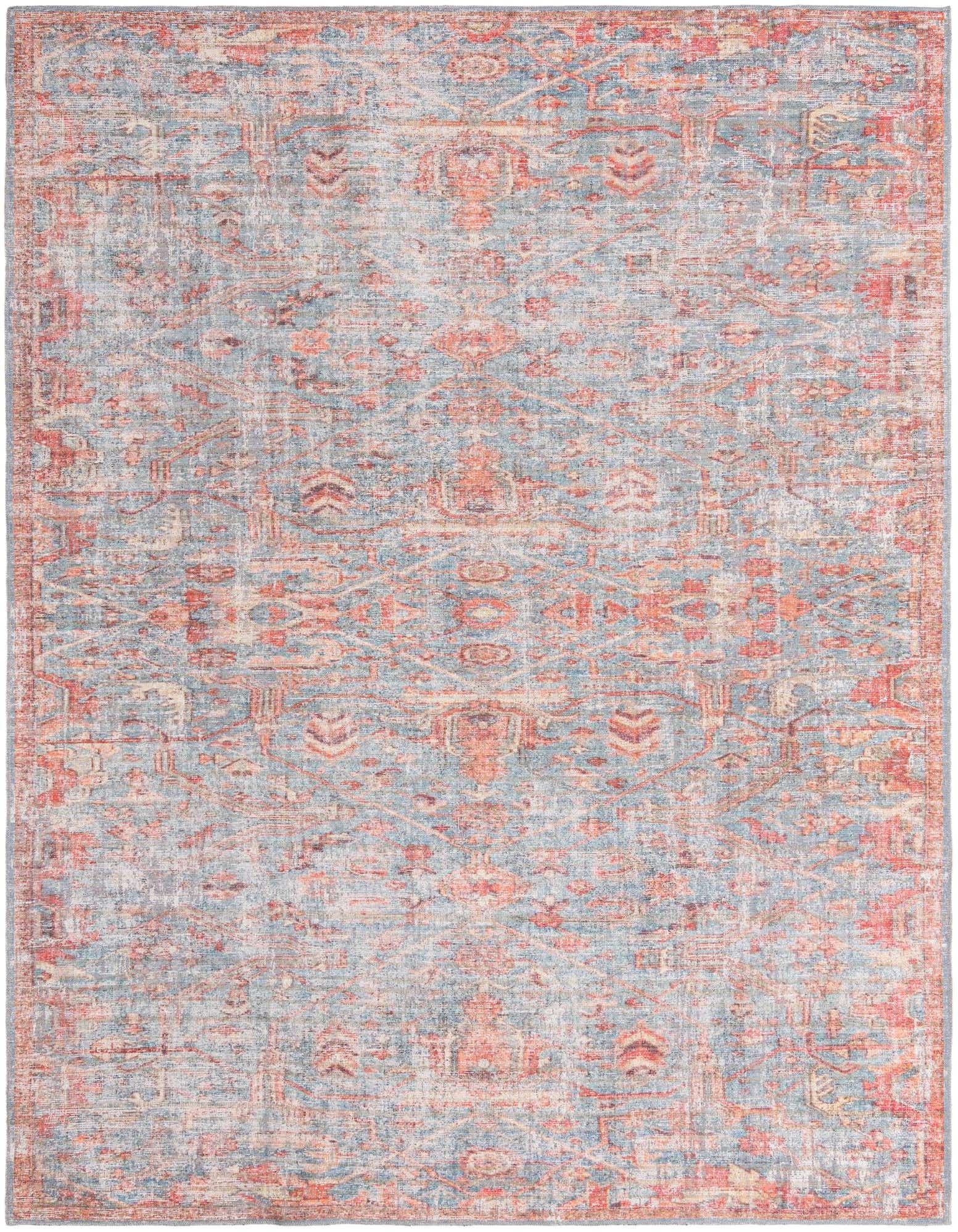 Primary image  9' 2 x 12'  Washable Nostalgia Rug