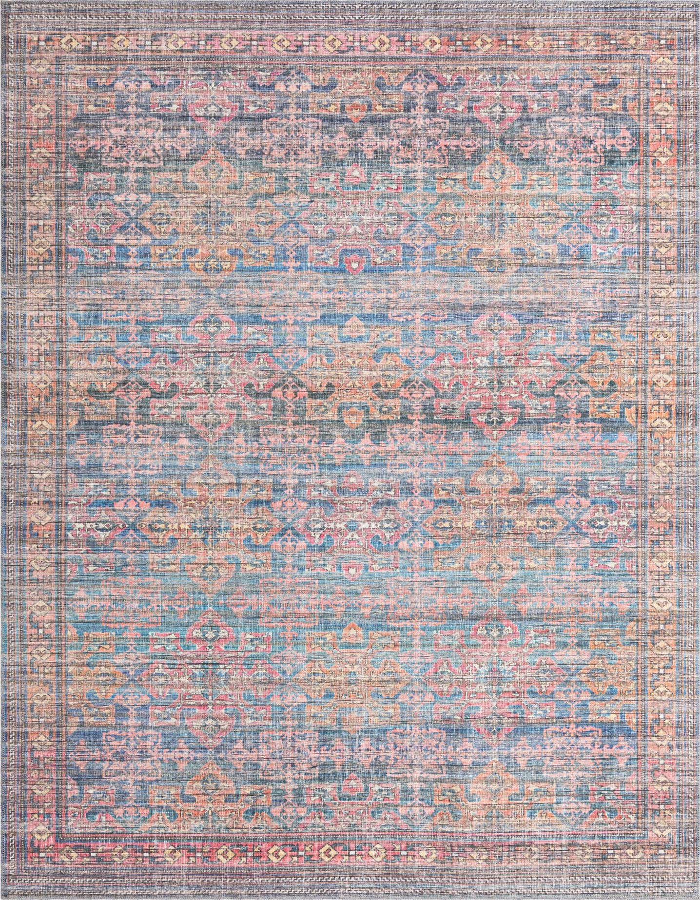 Primary image  7' 3 x 10'  Washable Nostalgia Rug