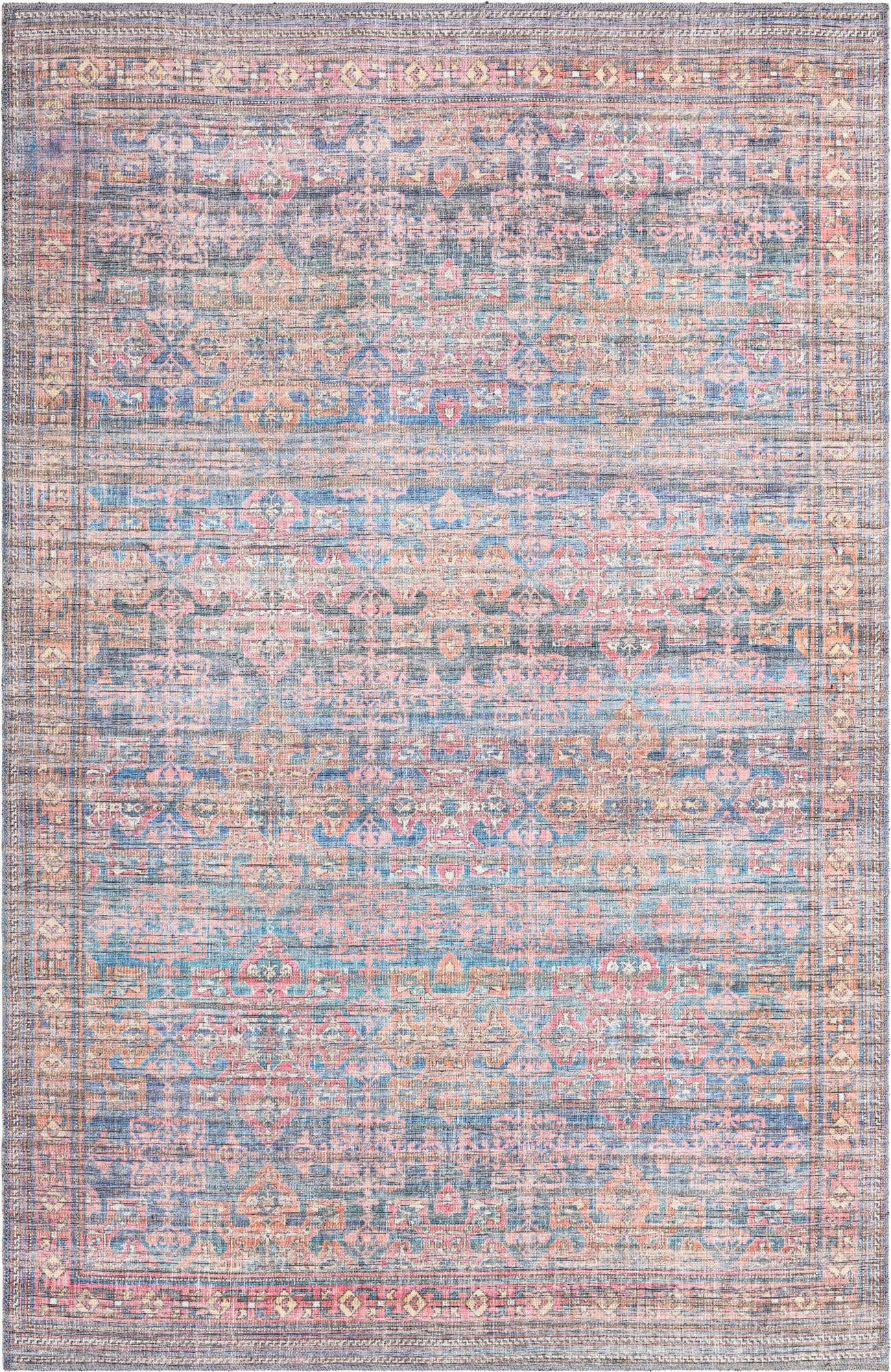 Primary image 5' 3 x 8' Washable Nostalgia Rug