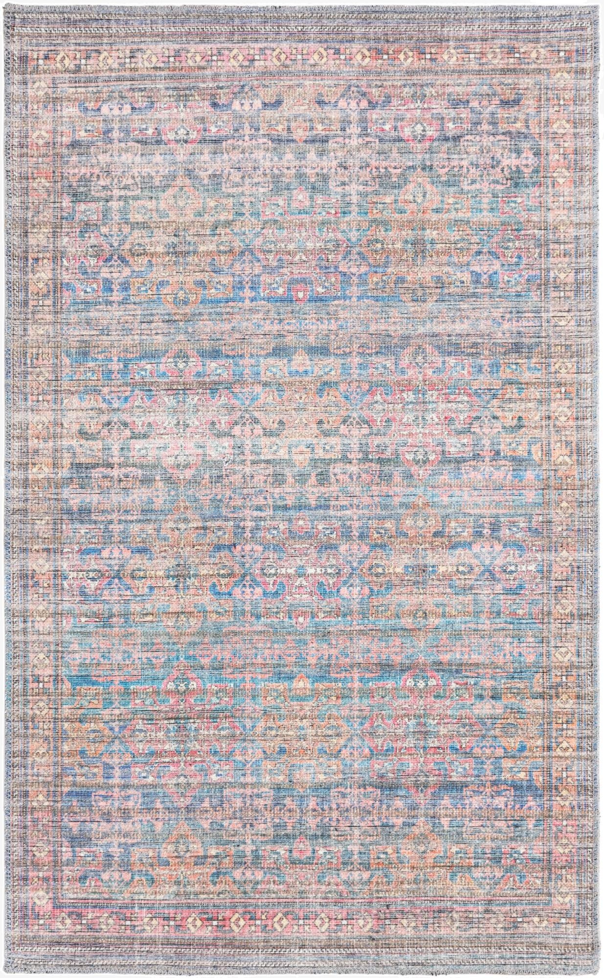  3' 3 x 5' 3  Washable Nostalgia Rug