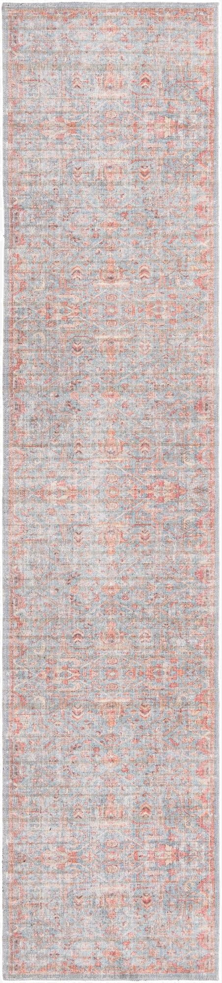  2' 7 x 12'  Washable Nostalgia Runner Rug